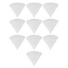 10 PCS Conical Exhaust Valve Filter Cotton Air Vent Filter