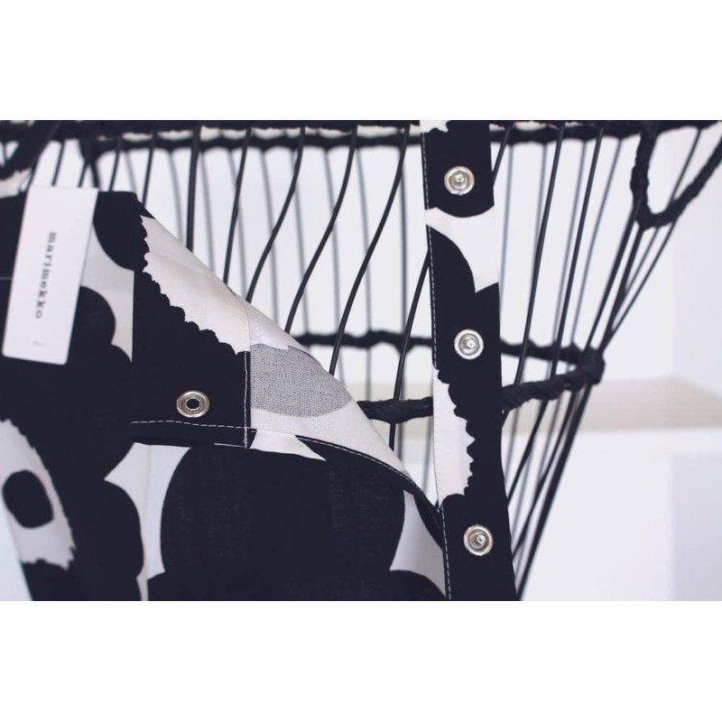 Marimekko 52_1_52209469907 Unikko Women's Apron, Black