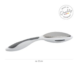TITANIA Softtouch Foot Rasp Double-Sided (Coarse & Fine) • Callus Foot Rasp with Coarse & Fine Side • Double-Sided Callus File • Callus Rasp Foot • Foot Care Rasp • Made in Germany