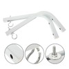 KONTONTY Projector Mount Ceiling Hook Projection Screen Hook L-Shape Wall