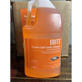 BRITE Premium Liquid Laundry Detergent 1 Gal Commercial Grade