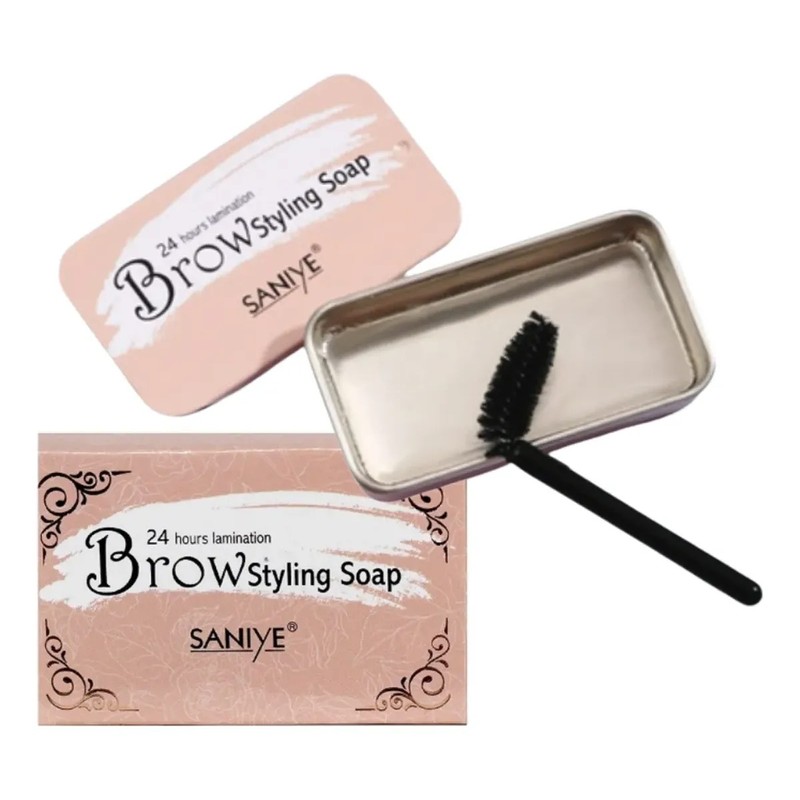 2 Pz Cera Cejas Jabon Fijador Traslucido Eyebrow Organica