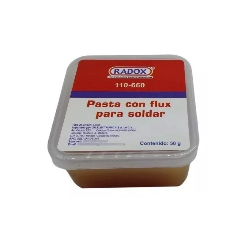 Radox Pasta Con Flux Para Soldar 50 Gramos