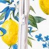 SASTYBALE Lemon Outdoor Tablecloth with Umbrella Hole and Zipper Rectangle
