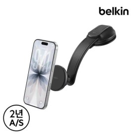 Belkin 벨킨 Qi2 15W 차량용 고속 무선 충전기 대시보드 마그네틱 충전 거치대 Belkin Qi2 15W Car Fast Wireless Charger Dashboard Magnetic Charging Mount