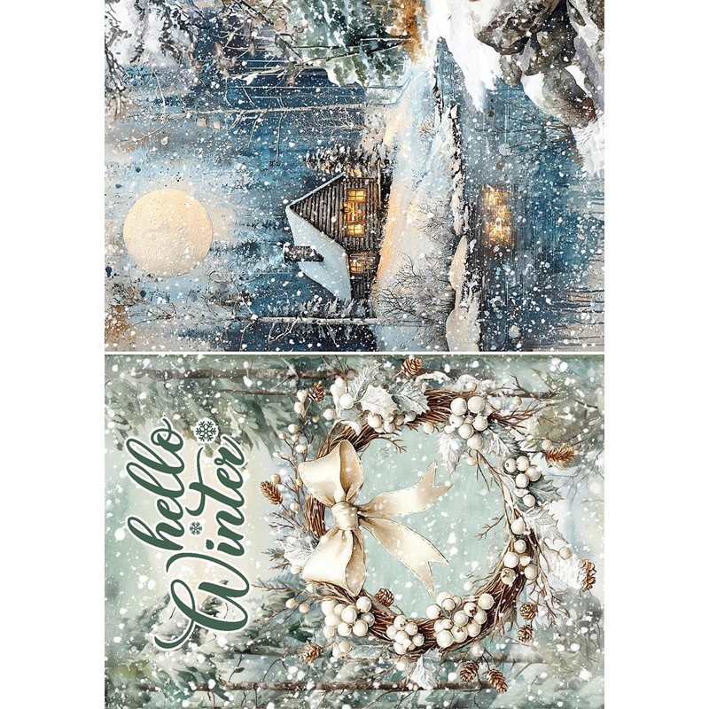 Ciao Bella A5 Rice Paper Art Set - 8 Sheets