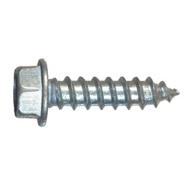 The Hillman Group 490232 Hex Washer Head Sheet Metal Screw, 6 x 1/2-Inch, 12-Pack