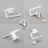 GERZWY Bathroom Toilet Paper Holder Stainless Steel Paper Towel Dispenser