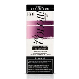 L'Oréal Technique Let's Color! Conditioning Gelee Permanent Hair Color | High Impact Multi-Dimensional Color | Conditioning Formula | Smooth Application | For All Hair Types | Ooh La Lavender