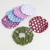 SHTGOI Pack of 2 Hair Net Bun with Rhinestone Bun