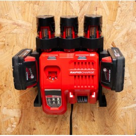 Milwaukee Wall Mount Charger Battery Station Organizer Designer For Milwaukee M18 and M12