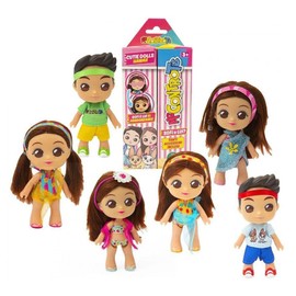 Giochi Preziosi Me Contro Te - Cutie Doll Hawaii, Cutie Doll in Sofì or There, 6 Different Mini Dolls that Tan, for Girls from 3 Years, MEC90000