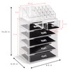 Sorbus Acrylic Makeup Organizer Set, 6-Drawer Vanity & Countertop Cosmetic
