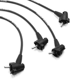 uxcell Car Spark Plug Wires Set of 4 Ignition Wire for Toyota Celica Corolla 1993-1997 Paseo 8128 Te41