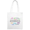 Jute Bag with Name Snail - Positive Features Motif -