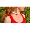 White Puka Chip Necklace (18 Inches)