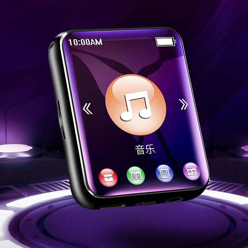 MP3 Bluetooth Player HiFi Lossless 1.8 Inch Touch Screen Support