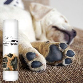 The Blissful Dog Paw Butter, Moisturizer For Dry Paw Pads, Softens and Protects a Rough Paw in Winter, Versatile, Lick-Safe Dog Paw Pad Balm, 0.50 oz.