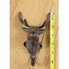 MIDWEST CRAFT HOUSE 6 Rustic Elk Deer Moose Head Hooks