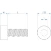 Fullerkreg M6-1.0 x 20MM Socket Head Cap Screws, Allen Socket