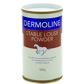 Battles Unisex's BHB0075 Dermoline Stable Louse Powder, Clear, Regular
