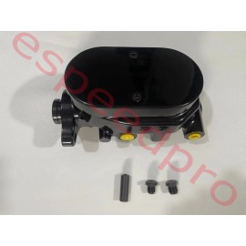 espeedpro21 BLACK Aluminum 1" Bore Smooth Top Master Cylinder GM Street Hot Rod Universal