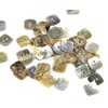 Pack of 12mm 2 Holes Square Shaped Mother of Pearl