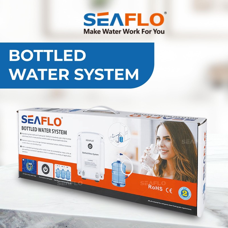 SEAFLO Bottled Water System - Convenient On/Off Switch, 20ft Discharge