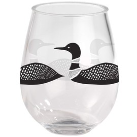 Merritt Loons by Kate Nelligan Acrylic Wine Tumbler
