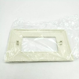 Pass & Seymour 10 pk LEGRAND Pass & Seymour SNAP-14 Wall Plate Rectangular 1 Gang Light Almond