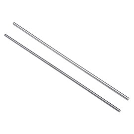 uxcell Round Steel Rod, 4mm, 3.5mm High Speed Steel Lathe Bar Stock Tool 100mm Long, for Shaft Gear Drill Lathes Boring Machine Turning 2pcs