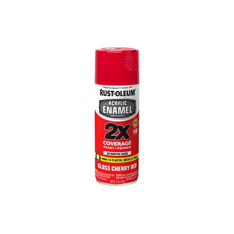 Rust-Oleum 271920 Acrylic Enamel 2X Spray Paint, 12 oz, Gloss
