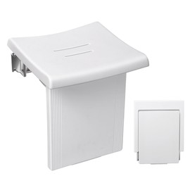 iHork 550lbs Capacity Big Size Folding Shower Seat and Bench Wall Mounted,Wall Mounted Folding Chair with Solid 304 Steel Structure