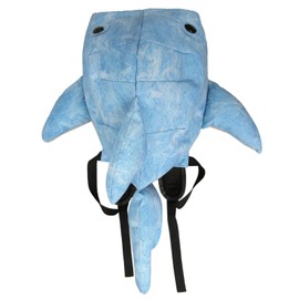 BlingKicks Whale Shark Backpack, Large Capacity Cute Bag for Adults, Trendy and Durable Street Style (Blue)