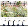 Mornajina 5Packs Brass Misting Nozzles Tee with 4inch Built in