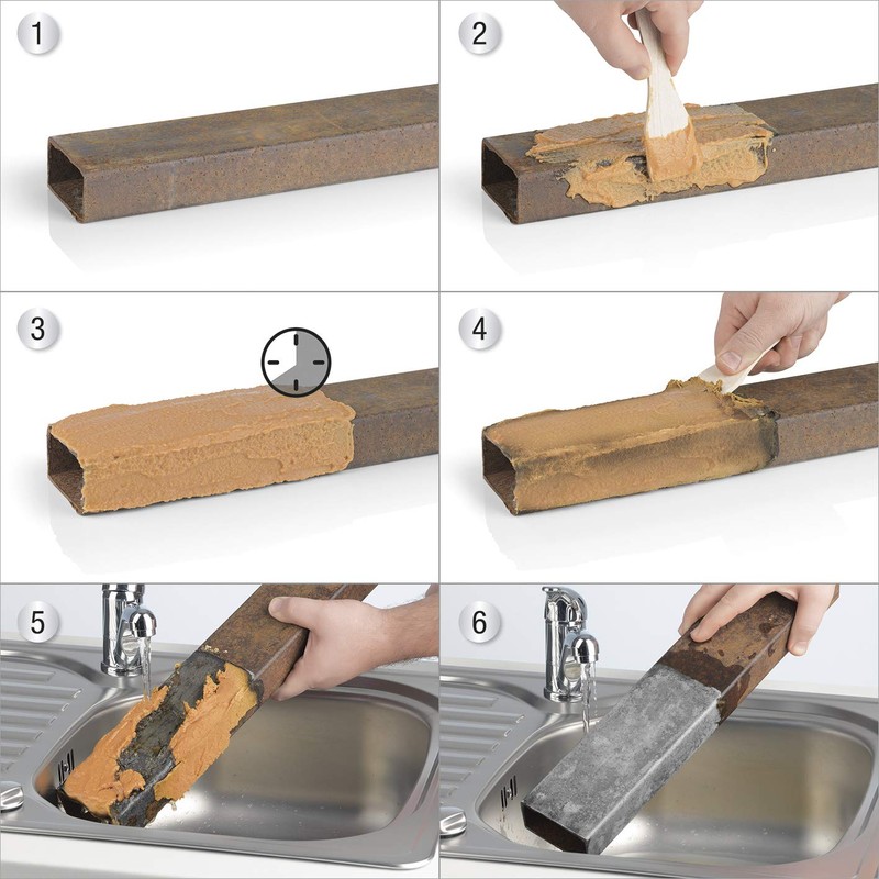 ROSTdelete rust remover, effective rust remover without toxic fumes for