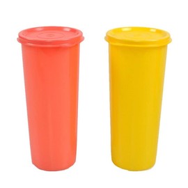 Tupperware 16 oz Tumbler Set of 4 in Tropical Water