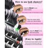 Fluffy Lash Clusters Wispy Eyelash Clusters Lashes Extensions Volume Eyelashes