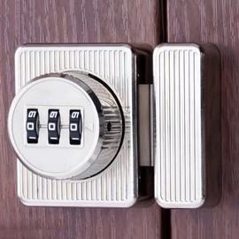 NumberLock Password Swing Door Latch (Silver) Door Latch