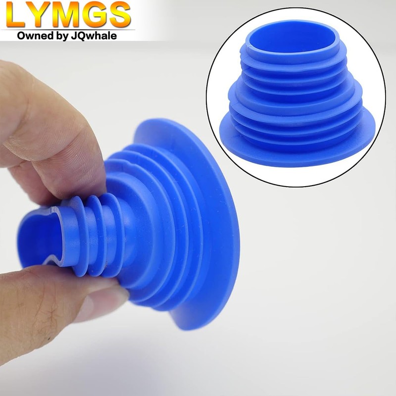 LYMGS Universal Fit Drain Pipe Hose Silicone Plug, Washing Machine