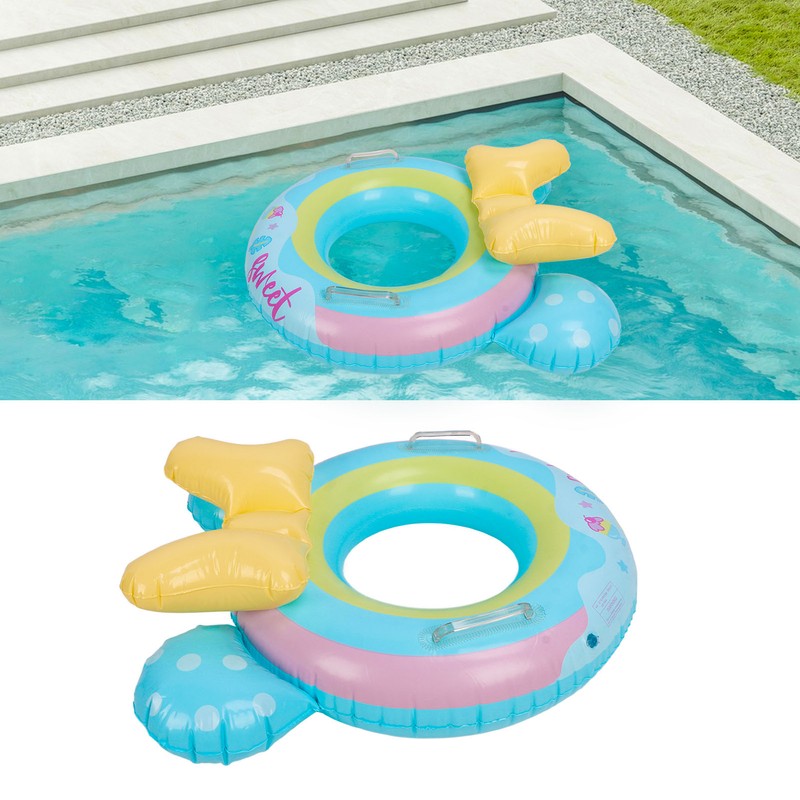 Kid Cute Cartoon Swimming Ring Children Beach Party Soft Inflatable