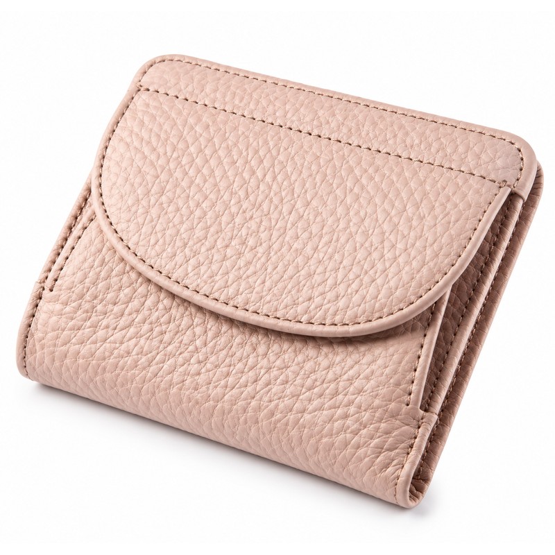 Women's Genuine Cowhide Leather Mini Wallet with RFID Protection –