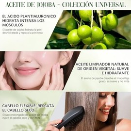 2PC Aceite de Jojoba Puro Prensado en Frío con Gotero ，Multifuncional Aceite Facial,Vegano, No Grasosa, Hidratación y Nutrición Natural, para Piel, Cabello y Uñas (50 ml)