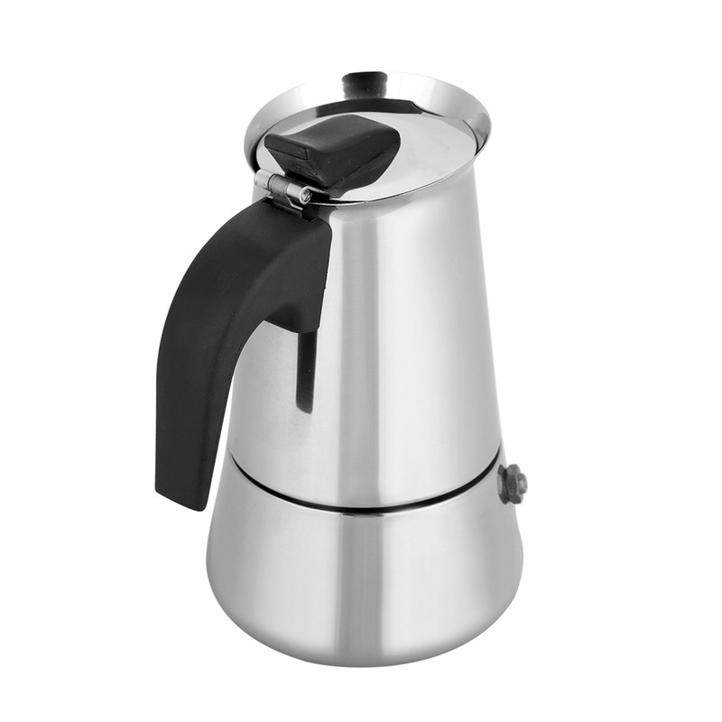 Portable Stainless Steel Coffee Pot Moka Espresso Maker Mocha Pot