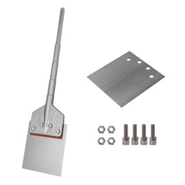 VIAVIC SDS MAX Floor Scraper, with 2 Pcs 6" Heavy Duty Blade & 25" Handle, SDS Max Chisel Bits for Jack Hammer/Demolition Hammer