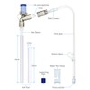 HugeSun Manual Air-pressing Aquarium Fish Tank Water Changer Gravel Cleaner