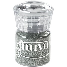 Nuvo Embossing Powder .74oz.-Silver Moonlight