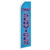 DMV Services (Letters) Swooper Advertising Flag - Perfect for DMV