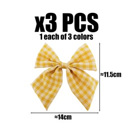 3 Stücke Geprüfte Bogenhaarnadel, Süße Süße Haarzubehör, Accessoires Für Frisur Dekoration, Frauenhaarzubehör.