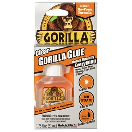 Gorilla Black Duct Tape, 1.88" x 12 yd, Black, (Pack of 1)